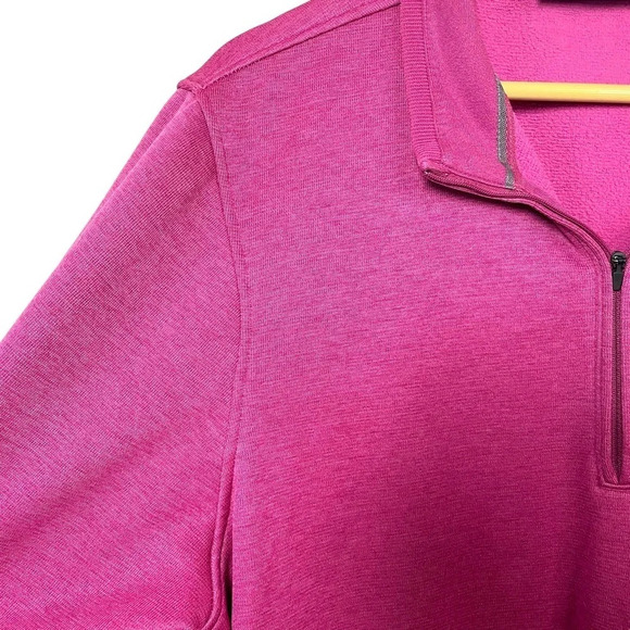 Under Armour Men’s Storm ¼ Zip Fleece Sweater in Dark Pink Size XL - Picture 5 of 12